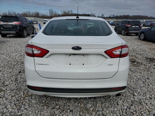 1FA6P0H79G5100396 - 2016 FORD FUSION SE WHITE photo 6