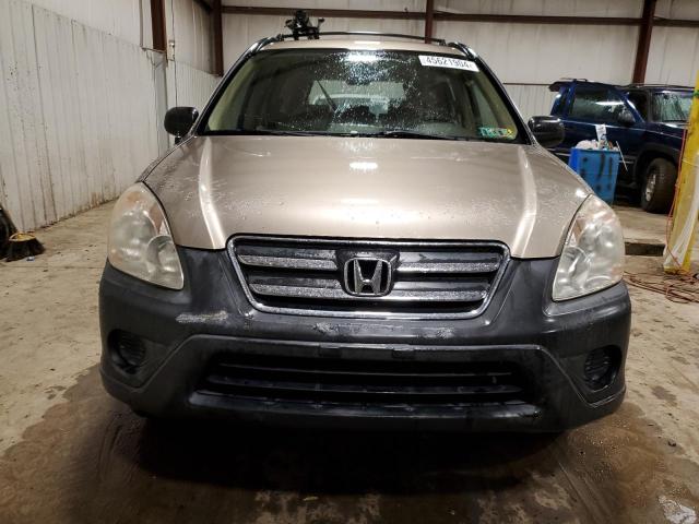 JHLRD78556C043019 - 2006 HONDA CR-V LX TAN photo 5