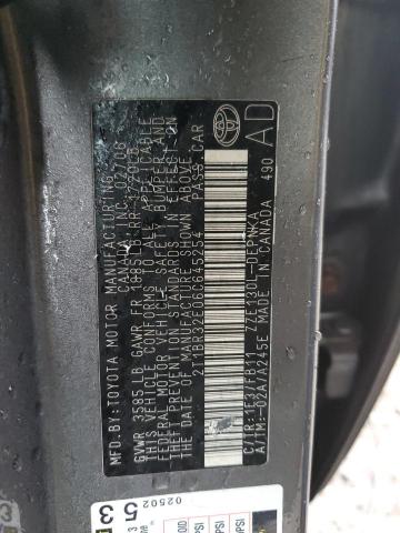 2T1BR32E06C645254 - 2006 TOYOTA COROLLA CE GRAY photo 12