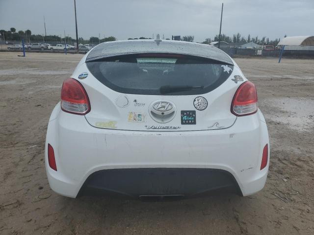 KMHTC6AD1HU310733 - 2017 HYUNDAI VELOSTER WHITE photo 6