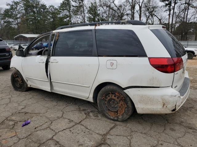 5TDZA23C85S258454 - 2005 TOYOTA SIENNA CE WHITE photo 2