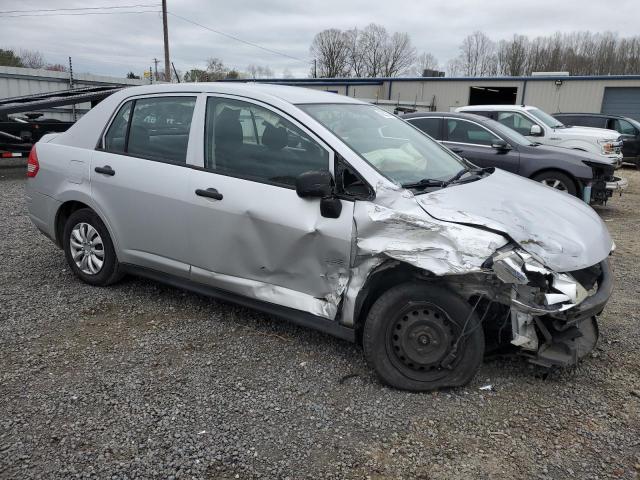 3N1CC11E29L422827 - 2009 NISSAN VERSA S SILVER photo 4