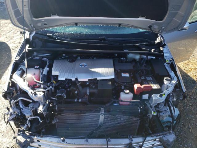 JTDKARFP1K3112290 - 2019 TOYOTA PRIUS PRIM ვერცხლისფერი ფოტო 11