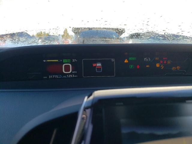 JTDKARFP1K3112290 - 2019 TOYOTA PRIUS PRIM ვერცხლისფერი ფოტო 9