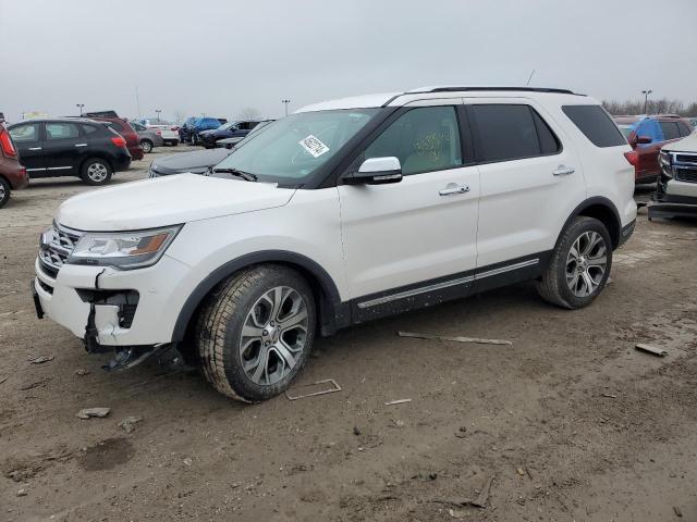 1FM5K7F80KGB53540 - 2019 FORD EXPLORER LIMITED WHITE photo 1