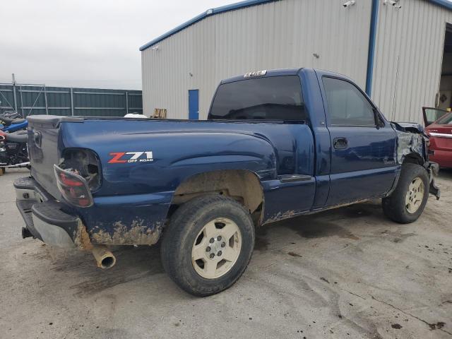 1GCEK14T02Z307760 - 2002 CHEVROLET SILVERADO K1500 BLUE photo 3