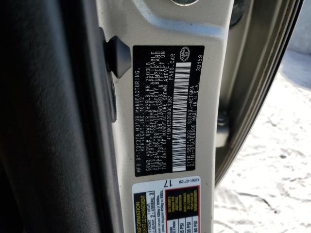 4T1BK1EB2DU001387 - 2013 TOYOTA AVALON BASE 棕色 照片 12