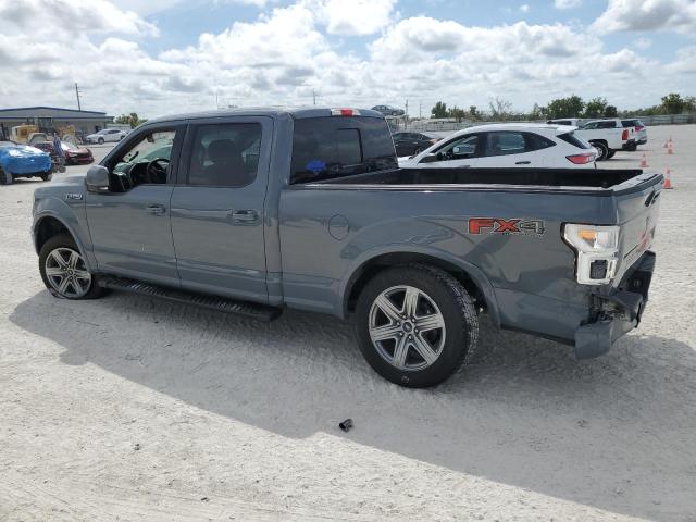 1FTFW1E46KKE72754 - 2019 FORD F150 SUPERCREW GRAY photo 2