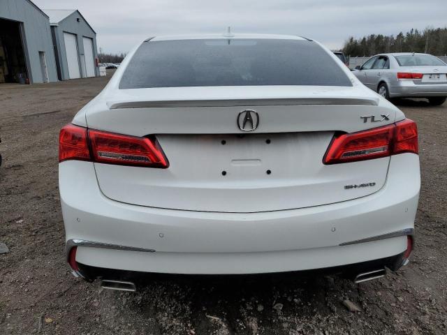 19UUB3F78JA800267 - 2018 ACURA TLX ADVANCE WHITE photo 6