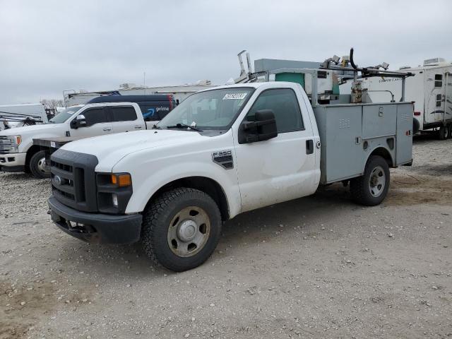 1FDSF30578EC15776 - 2008 FORD F350 SRW SUPER DUTY WHITE photo 1