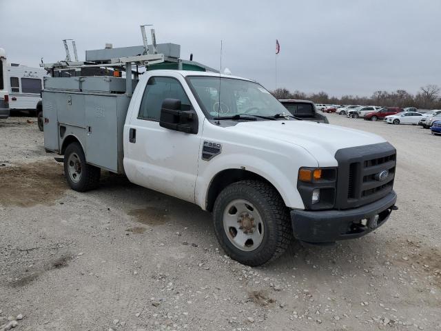 1FDSF30578EC15776 - 2008 FORD F350 SRW SUPER DUTY WHITE photo 4