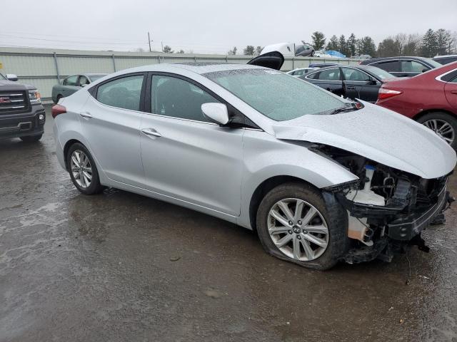 KMHDH4AE4FU230990 - 2015 HYUNDAI ELANTRA SE SILVER photo 4