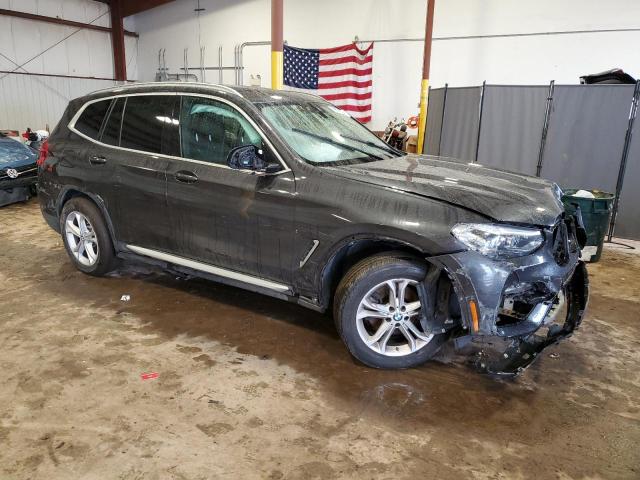 5UXTY5C09M9E58668 - 2021 BMW X3 XDRIVE30I GRAY photo 4