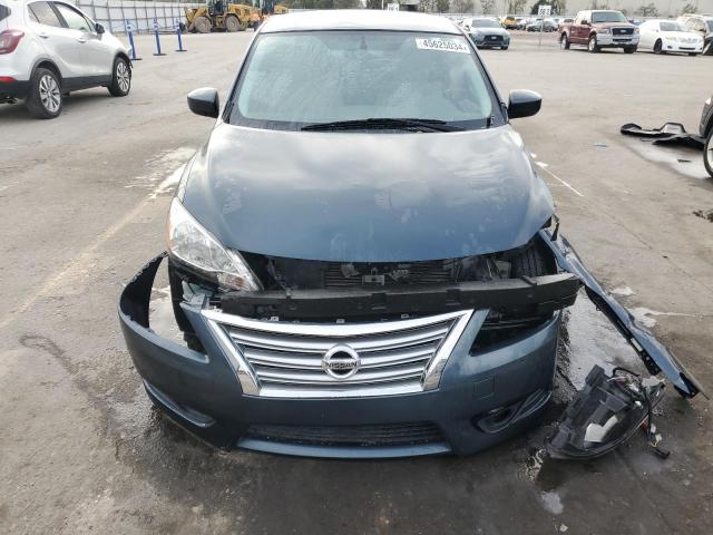 3N1AB7AP2DL679395 - 2013 NISSAN SENTRA S BLUE photo 5