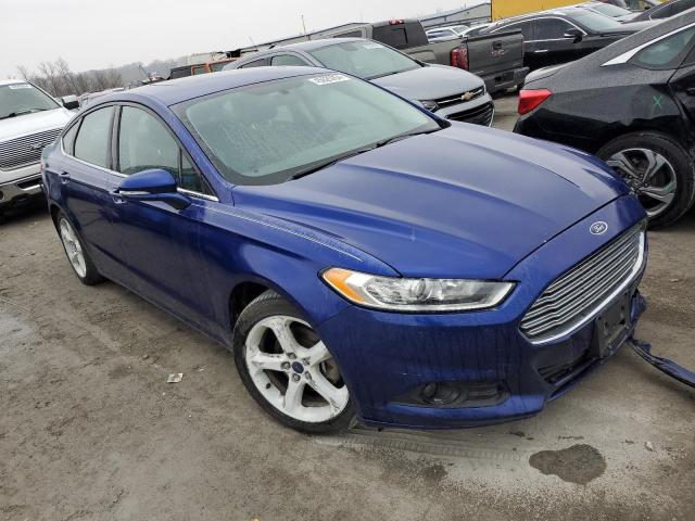 3FA6P0H75ER312903 - 2014 FORD FUSION SE BLUE photo 4