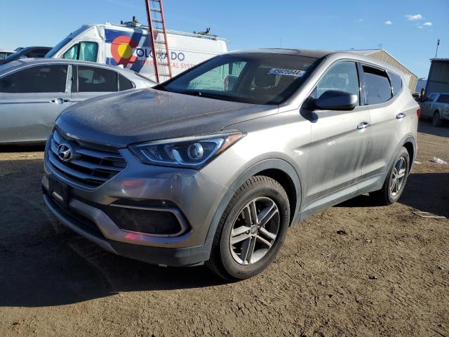 5NMZT3LB2JH072011 - 2018 HYUNDAI SANTA FE S GRAY photo 1