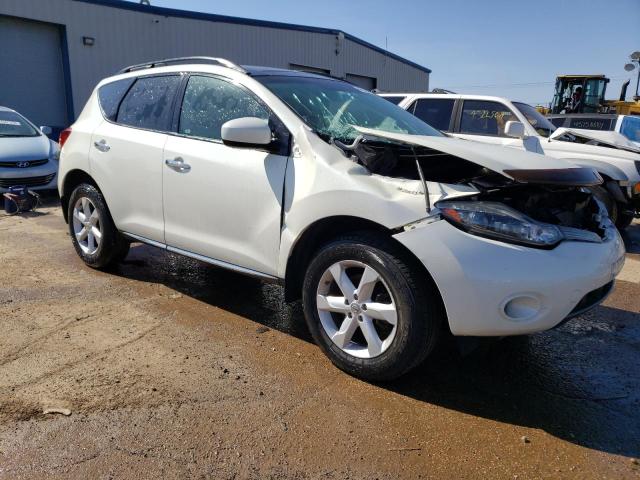 JN8AZ18W19W153705 - 2009 NISSAN MURANO S WHITE photo 4