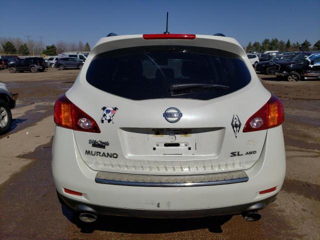 JN8AZ18W19W153705 - 2009 NISSAN MURANO S WHITE photo 6