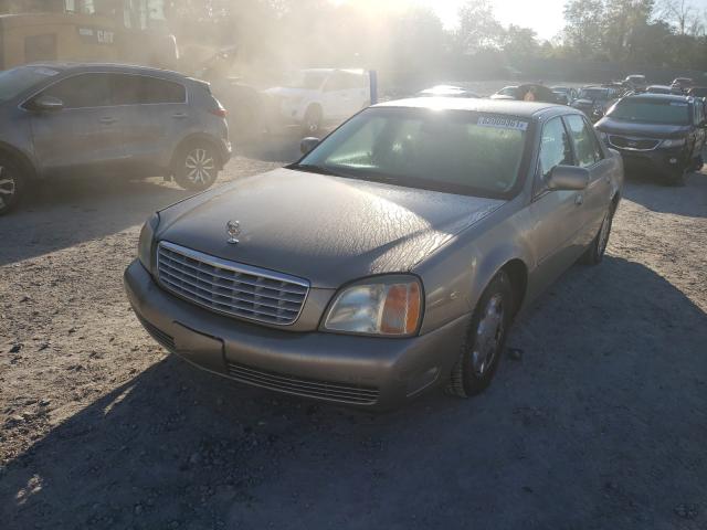 1G6KD54Y72U242292 - 2002 CADILLAC DEVILLE GOLD photo 2