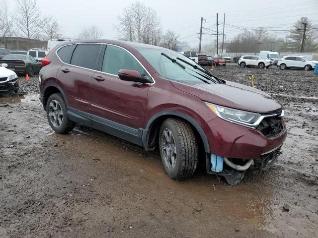 7FARW2H88KE005581 - 2019 HONDA CR-V EXL BURGUNDY photo 4