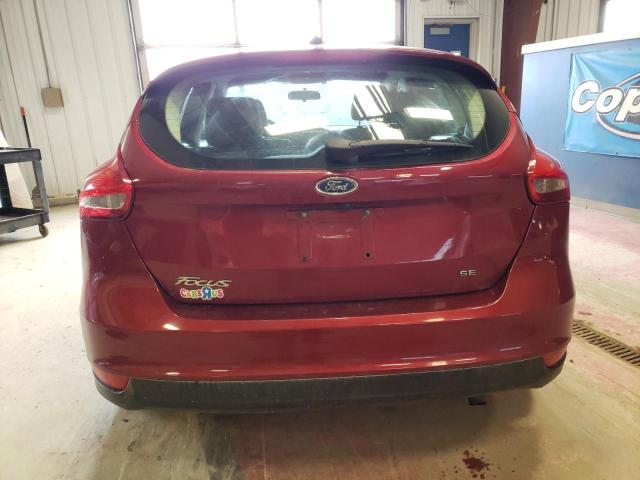 1FADP3K24GL397935 - 2016 FORD FOCUS SE BURGUNDY photo 6