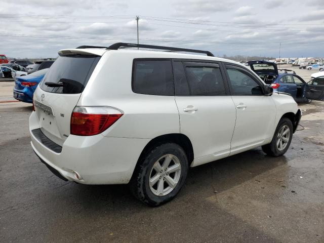 JTEES41A282038906 - 2008 TOYOTA HIGHLANDER WHITE photo 3