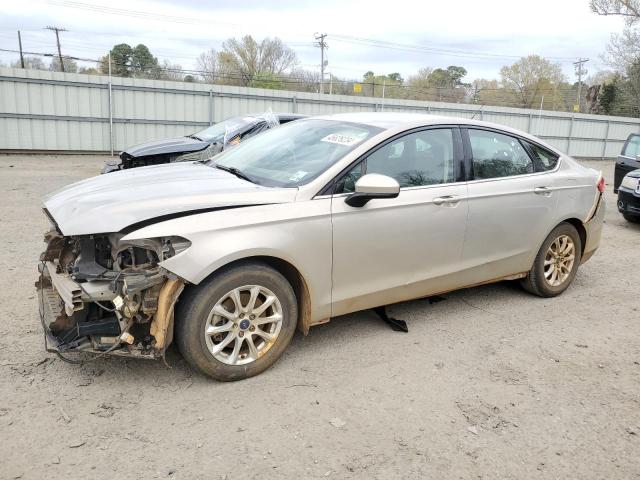 3FA6P0G70FR231407 - 2015 FORD FUSION S GOLD photo 1