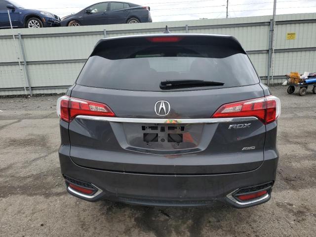 5J8TB4H37GL006949 - 2016 ACURA RDX GRAY photo 6