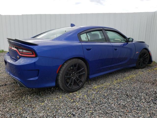 2C3CDXGJXMH618117 - 2021 DODGE CHARGER SCAT PACK BLUE photo 3