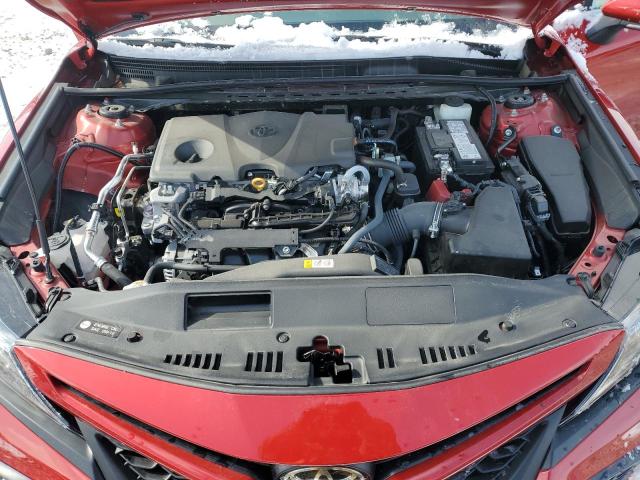 4T1T11BK6PU074049 - 2023 TOYOTA CAMRY SE NIGHT SHADE RED photo 11