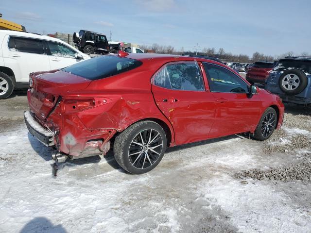 4T1T11BK6PU074049 - 2023 TOYOTA CAMRY SE NIGHT SHADE RED photo 3