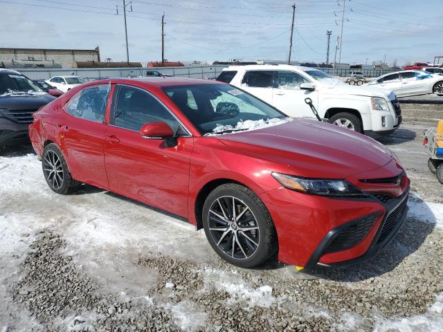 4T1T11BK6PU074049 - 2023 TOYOTA CAMRY SE NIGHT SHADE RED photo 4