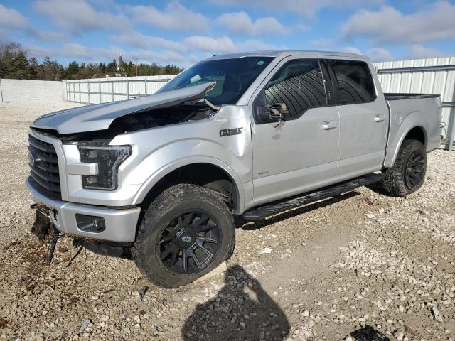 1FTEW1EG9FKD80887 - 2015 FORD F150 SUPERCREW SILVER photo 1