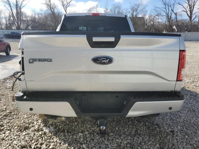 1FTEW1EG9FKD80887 - 2015 FORD F150 SUPERCREW SILVER photo 6
