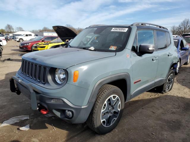 ZACCJBCT2FPB77700 - 2015 JEEP RENEGADE TRAILHAWK GRAY photo 1