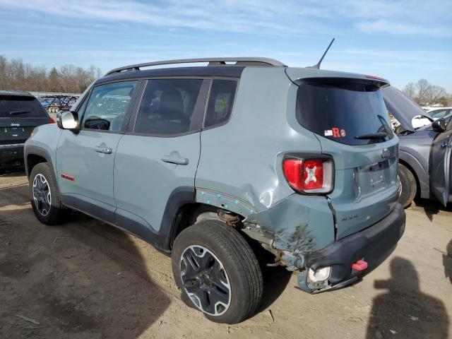 ZACCJBCT2FPB77700 - 2015 JEEP RENEGADE TRAILHAWK GRAY photo 2