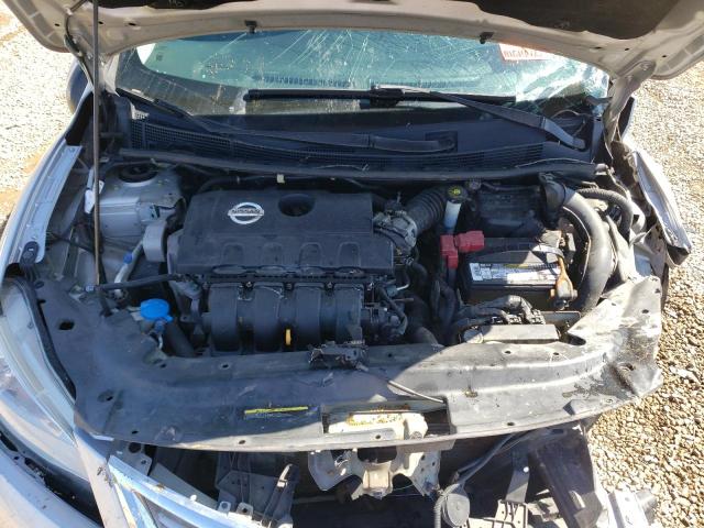 3N1AB7APXEY266516 - 2014 NISSAN SENTRA S SILVER photo 11