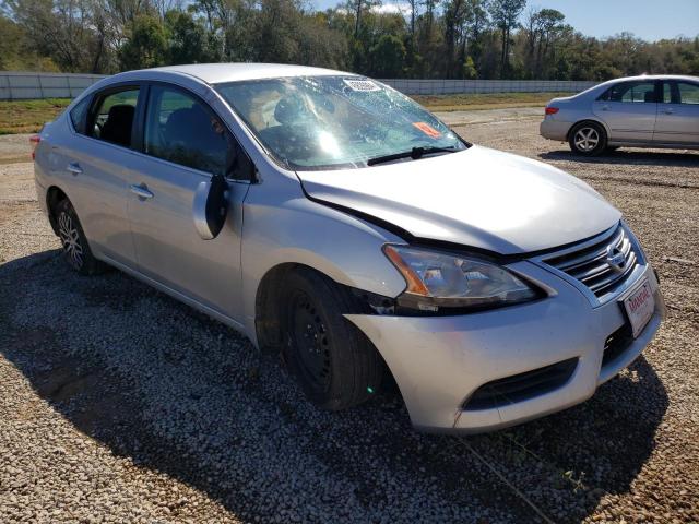 3N1AB7APXEY266516 - 2014 NISSAN SENTRA S SILVER photo 4