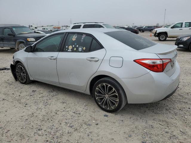 5YFBURHE2FP294209 - 2015 TOYOTA COROLLA L SILVER photo 2