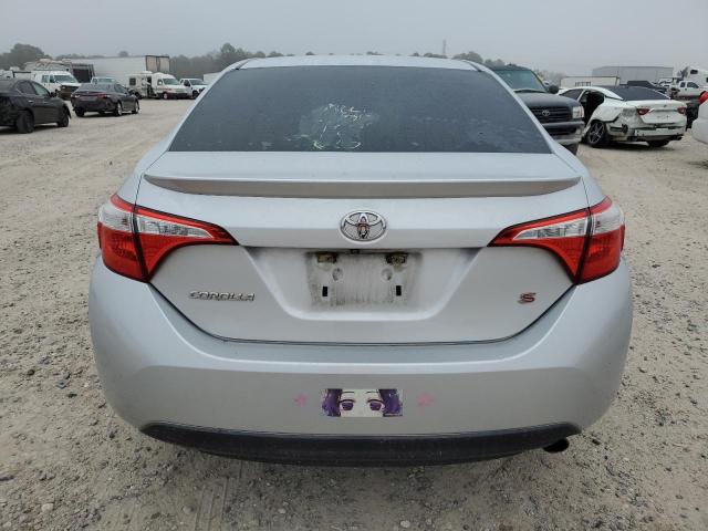 5YFBURHE2FP294209 - 2015 TOYOTA COROLLA L SILVER photo 6