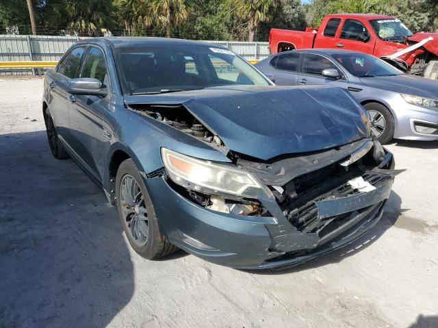 1FAHP2FWXAG110851 - 2010 FORD TAURUS LIMITED BLUE photo 4