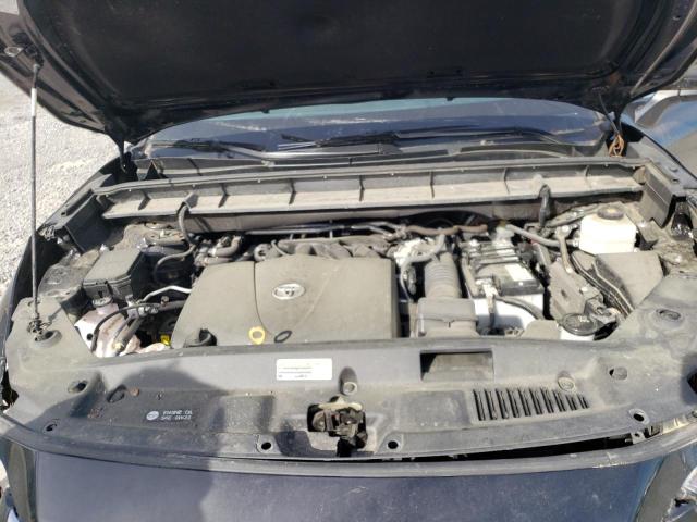 5TDGZRBH8MS118120 - 2021 TOYOTA HIGHLANDER XLE BLACK photo 12