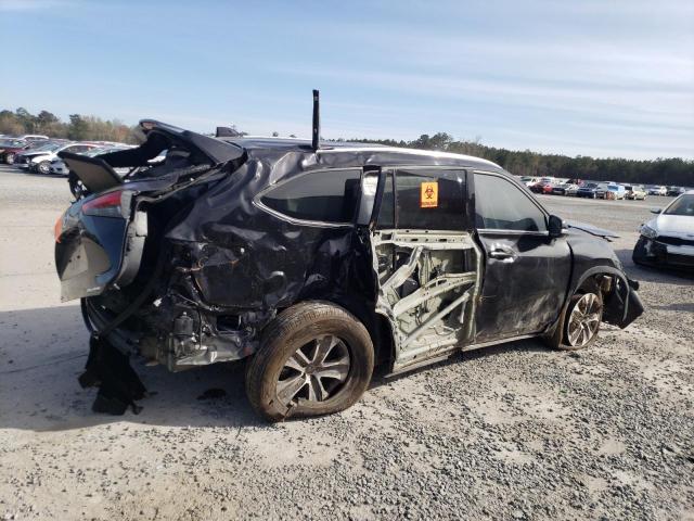 5TDGZRBH8MS118120 - 2021 TOYOTA HIGHLANDER XLE BLACK photo 3