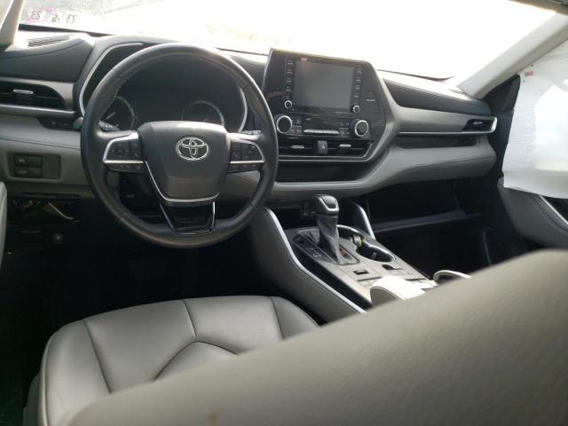 5TDGZRBH8MS118120 - 2021 TOYOTA HIGHLANDER XLE BLACK photo 8