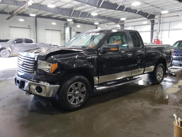 1FTFX1EV4AFB28840 - 2010 FORD F150 SUPER CAB BLACK photo 1