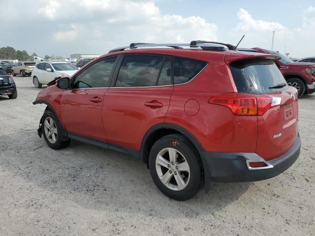 JTMWFREV4D5010217 - 2013 TOYOTA RAV4 XLE RED photo 2