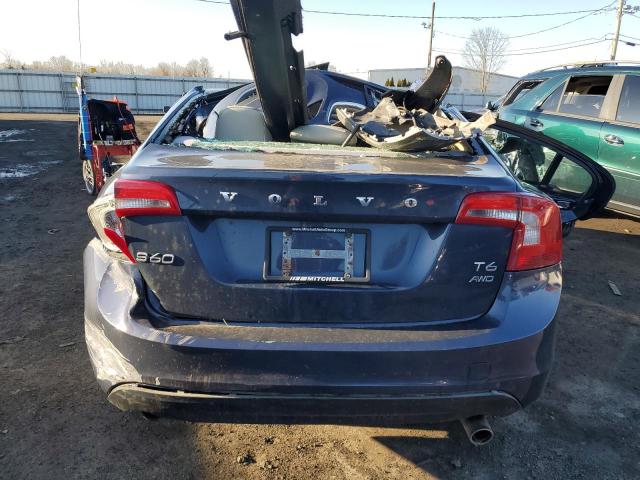 YV1902FH3D1216385 - 2013 VOLVO S60 T6 GRAY photo 6