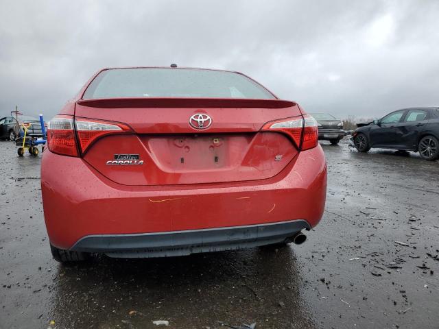 2T1BURHE0EC061864 - 2014 TOYOTA COROLLA L RED photo 6