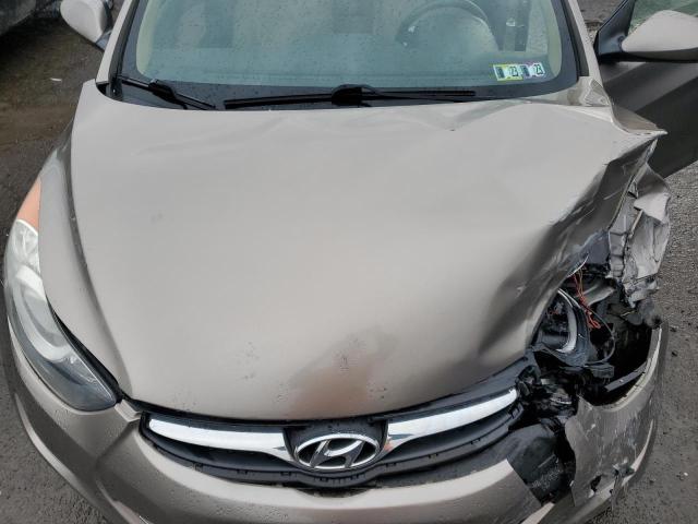 5NPDH4AEXDH274908 - 2013 HYUNDAI ELANTRA GLS TAN photo 11