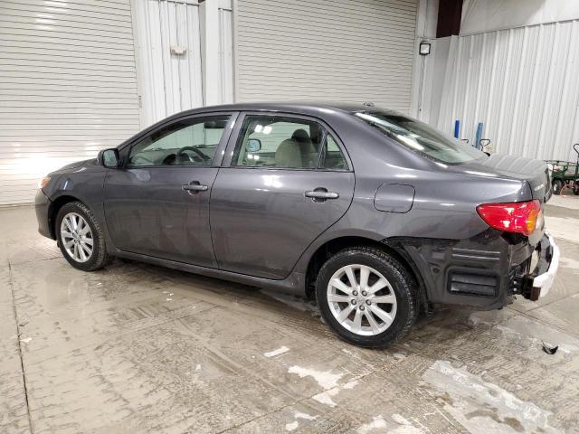 JTDBL40E099066141 - 2009 TOYOTA COROLLA BASE GRAY photo 2